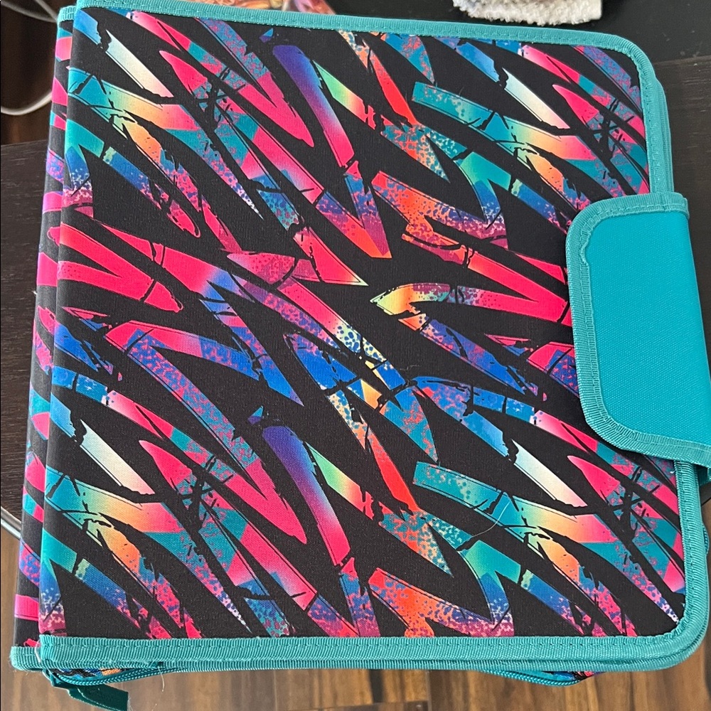 Colorful Kids Organizer with Abstract Design